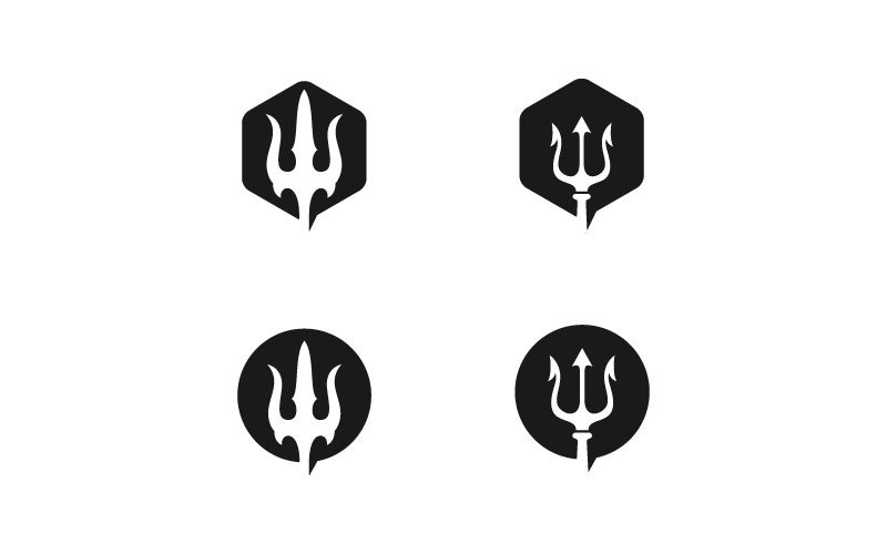 Kit Graphique #276981 Trident Logo Web Design - Logo template Preview