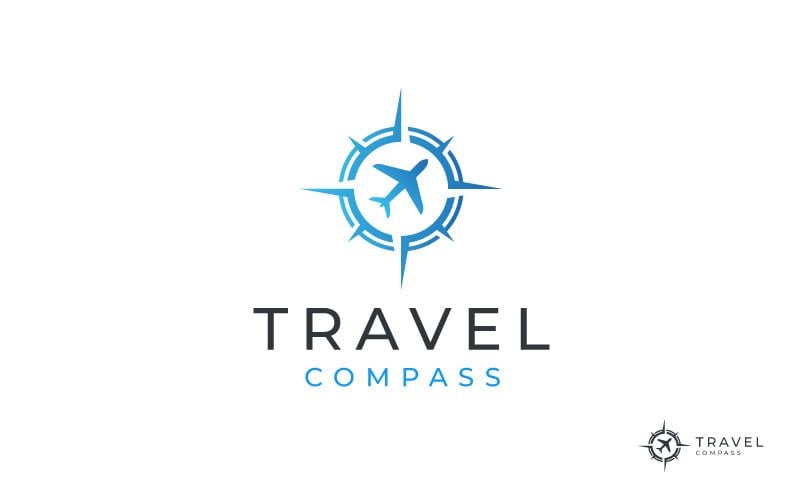 Template #276996 Compass Travel Webdesign Template - Logo template Preview