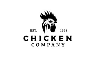 Rooster Logo - Chicken Head Logo Designs Template