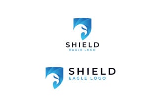Shield Eagle Logo Design Template