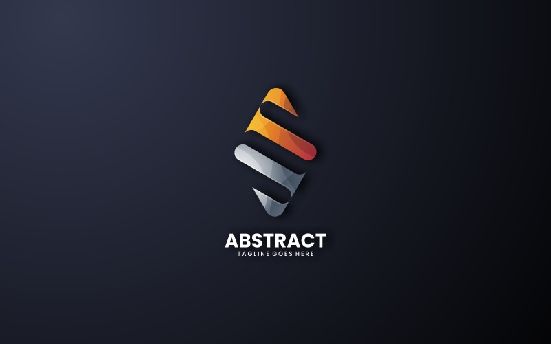 Abstract Gradient Logo Design 3 Logo Template