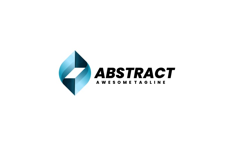 Abstract Gradient Logo Design 4 Logo Template
