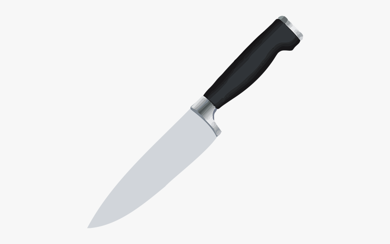 Kitchen Knife Illustration Vector Vector Graphic