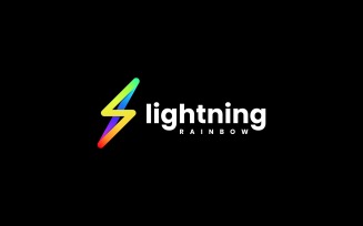 Lightning Gradient Colorful Logo