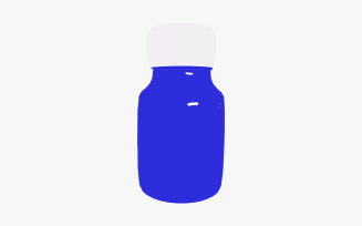 Medicine Bottle Design Illustration Vector
