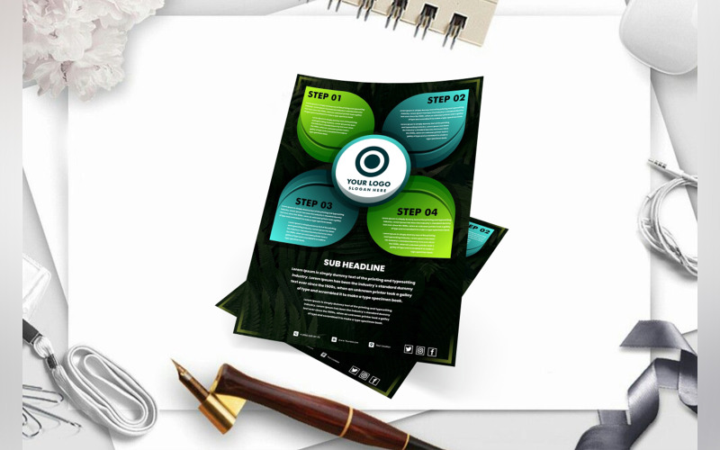 Nature Environment Flyer Template Corporate Identity