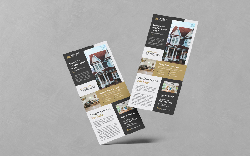 Real Estate Agency DL Flyers Corporate Identity