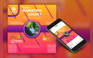 Webinar Marketing Flyer | Social Media
