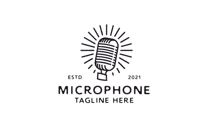 Kit Graphique #277171 Microphone Vintage Divers Modles Web - Logo template Preview