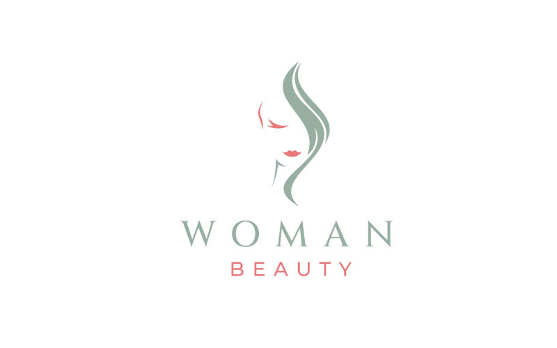 Minimalist Beauty Woman And Hair Logo Design Template Logo Template