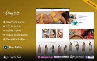 Lingerie - Lingerie, Ladies Wear, Shapewear, Swimwear and Bikini WooCommerce Theme