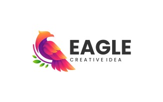 Eagle Gradient Colorful Logo 2