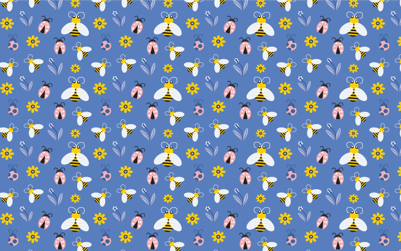 Floral pattern background texture vector Pattern