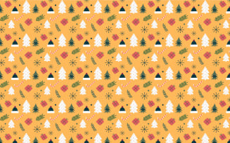 Minimal Christmas pattern vector design