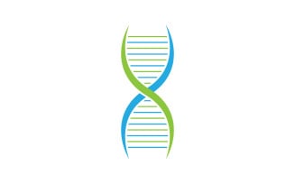 Science DNA template. Vector illustration. V2
