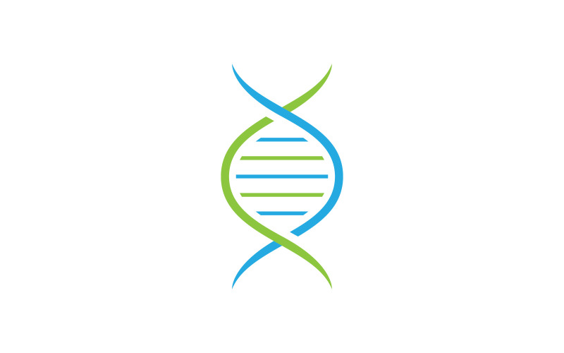 Science DNA template. Vector illustration. V4 Logo Template