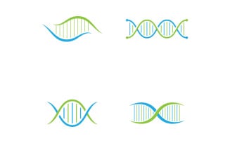 Science DNA template. Vector illustration. V5