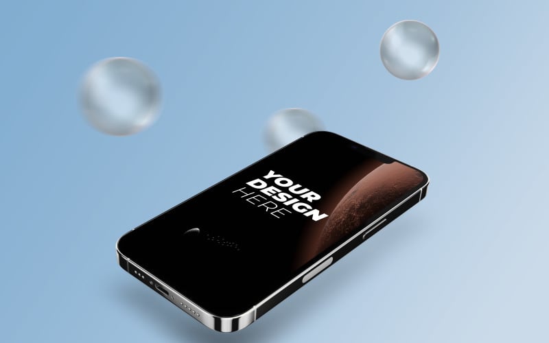 iPhone 13 Pro PSD Mockup Template Product Mockup