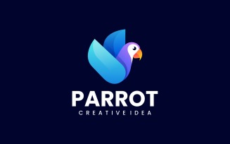 Parrot Gradient Logo Style 3
