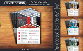 Professional Flyer Design Template For Company And Business