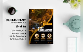 Restaurant Flyer Design Template