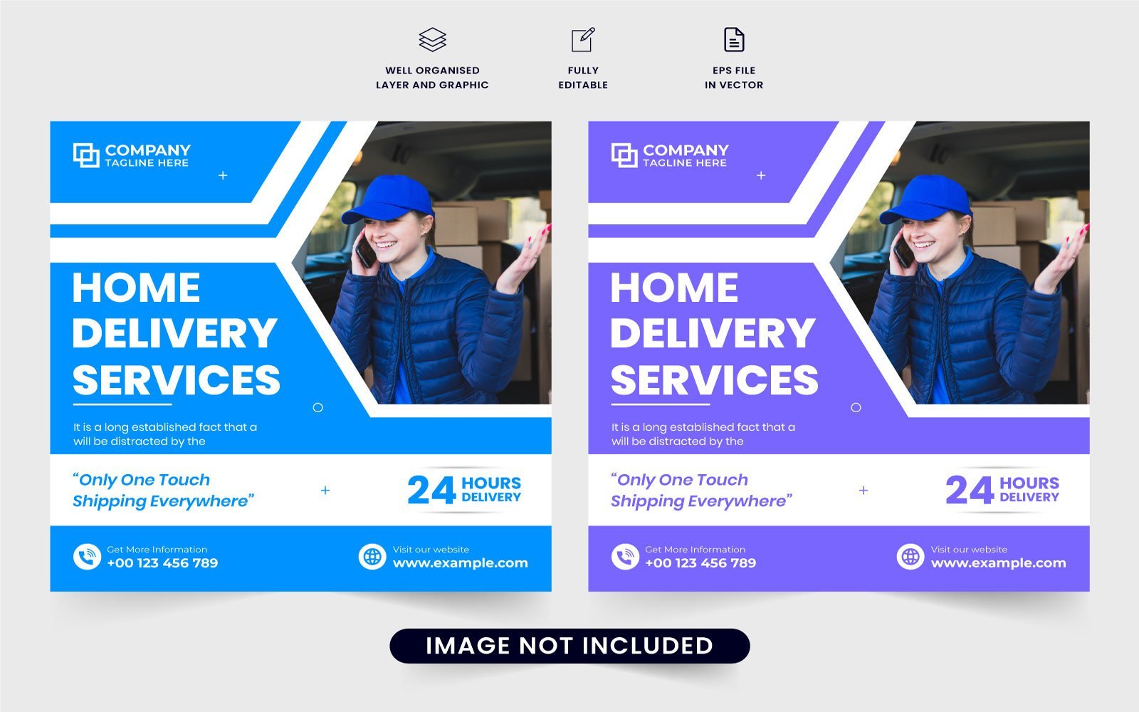 Template #277660 Package Transport Webdesign Template - Logo template Preview