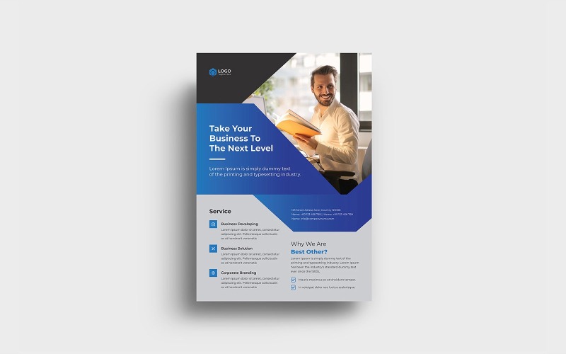 Clean Corporate Flyer Template Corporate Identity