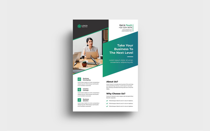 Editable Corporate Modern Creative Business Flyer and Poster Template Corporate Identity