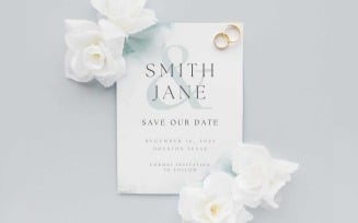 Save The Date Wedding Canva Template