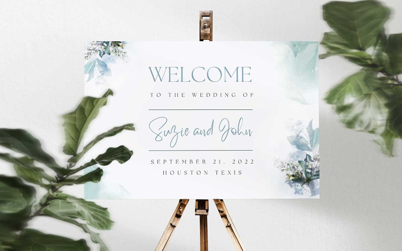 Welcome To The Wedding Template Social Media
