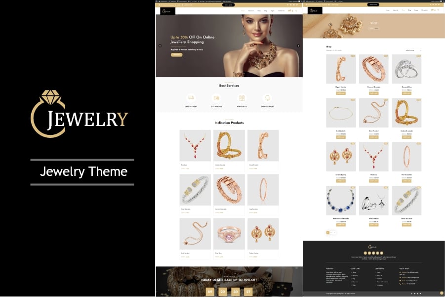 Kit Graphique #277702 Bijoux Bijoux Web Design - Logo template Preview