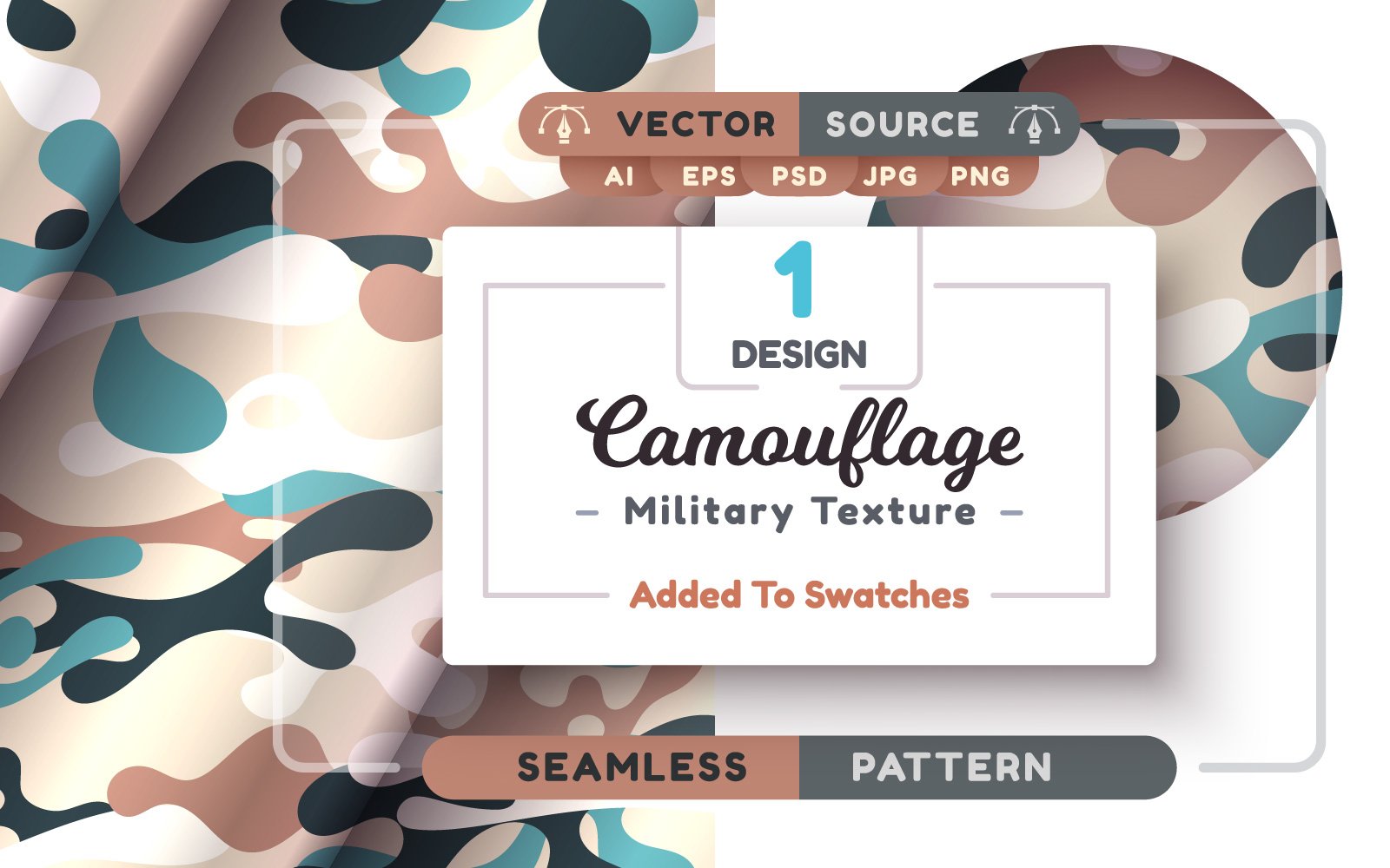 Template #277727 Seamless Camouflage Webdesign Template - Logo template Preview