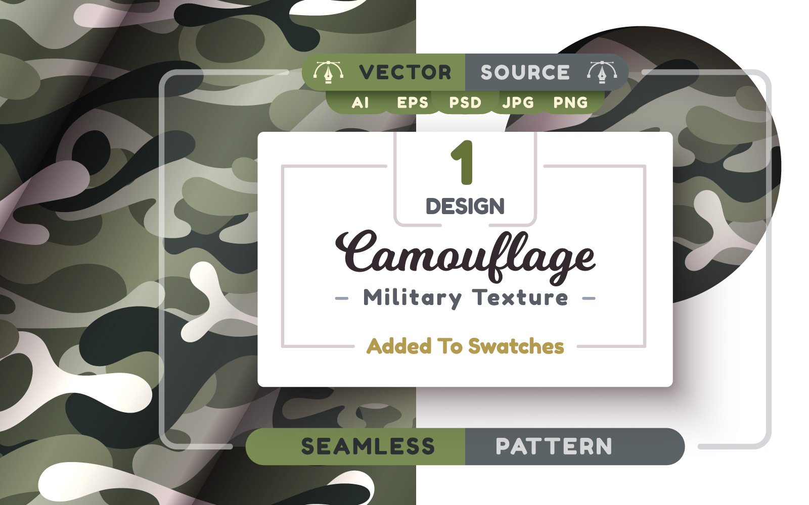 Template #277729 Seamless Camouflage Webdesign Template - Logo template Preview