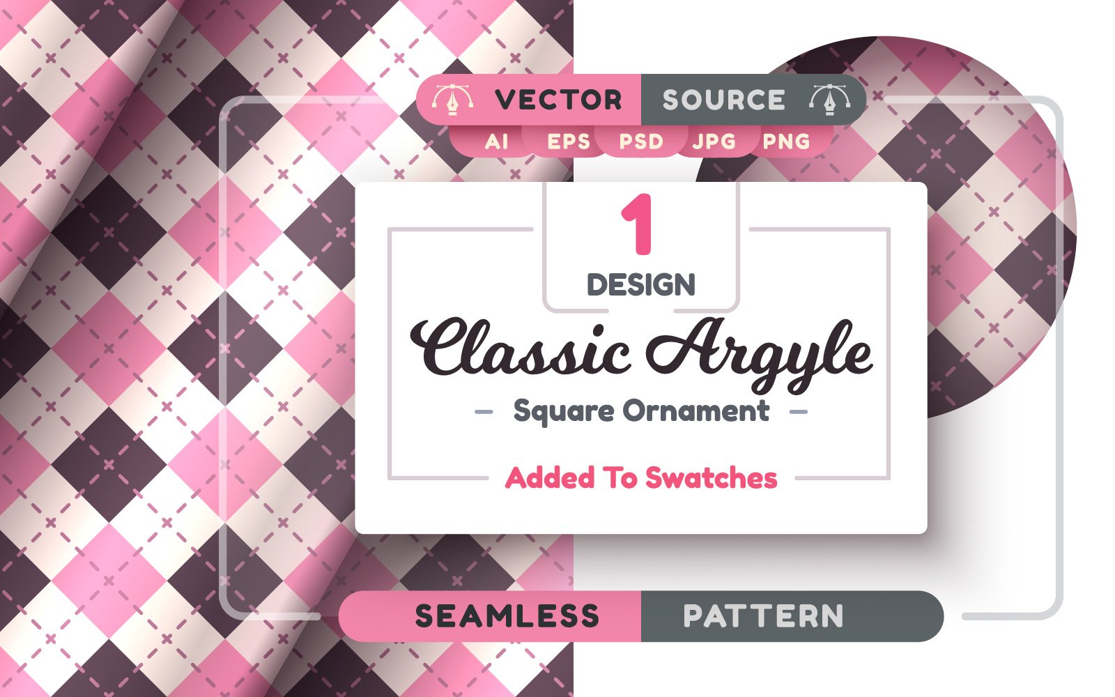 Kit Graphique #277740 Seamless Argyle Web Design - Logo template Preview