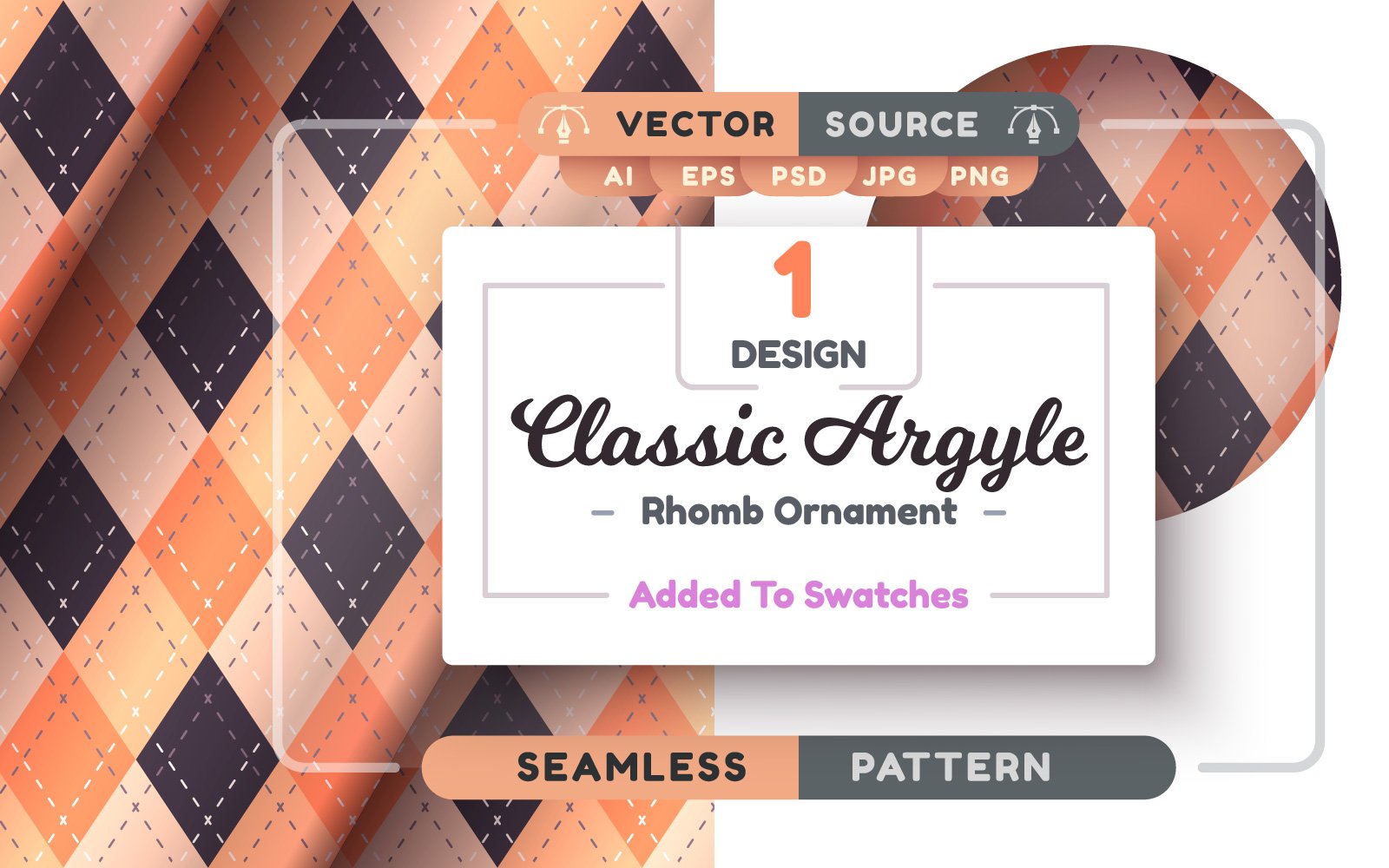 Kit Graphique #277745 Seamless Argyle Web Design - Logo template Preview