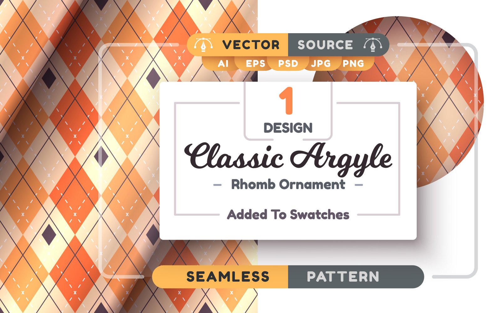 Kit Graphique #277748 Seamless Argyle Web Design - Logo template Preview