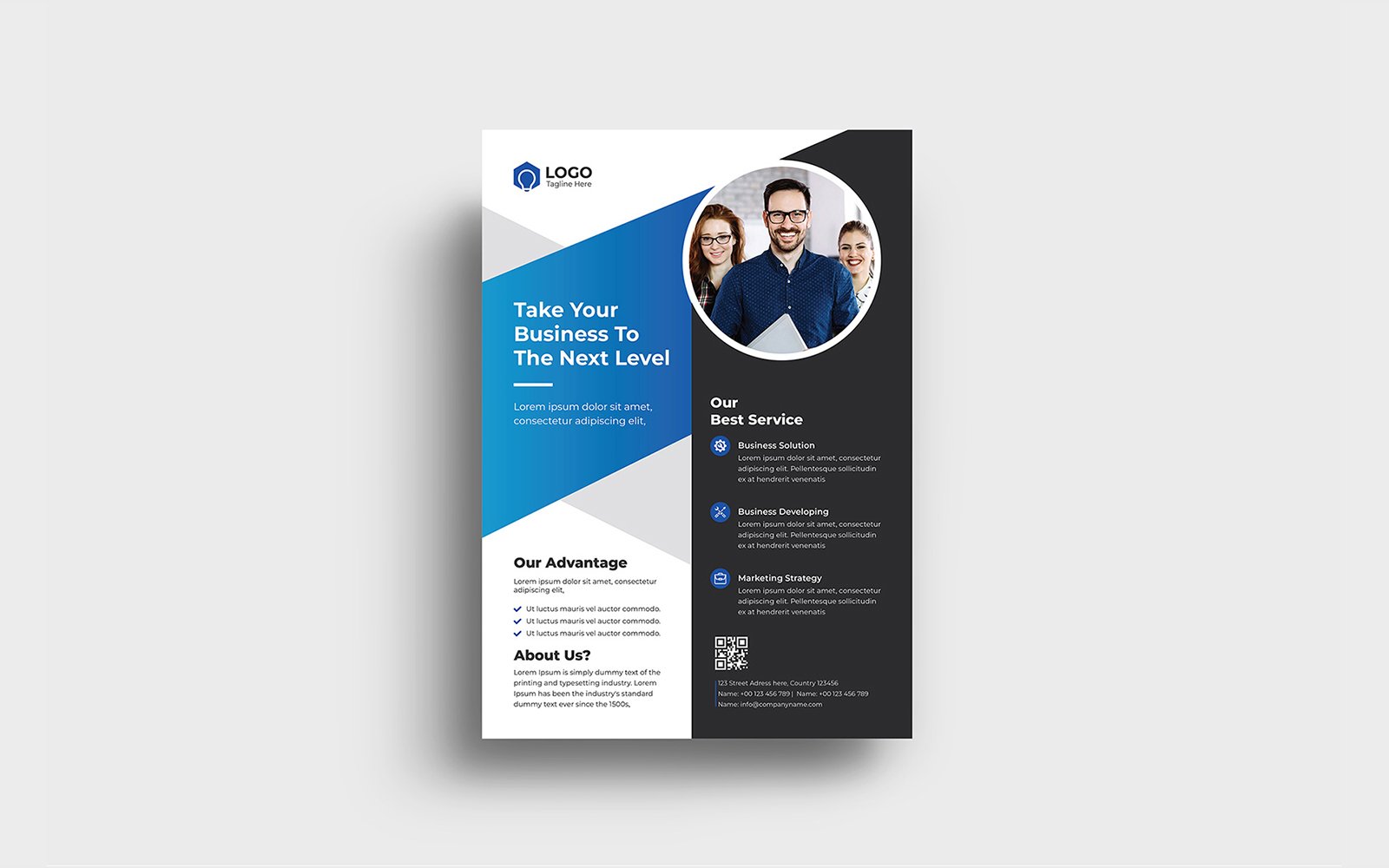 Template #277764 Corporate Flyer Webdesign Template - Logo template Preview