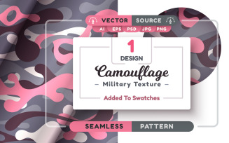 Camouflage Seamless Pattern | Element PNG, Design Pattern 10