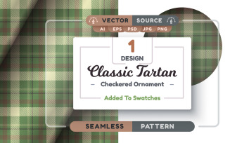 Military Tartan Seamless Pattern | Element PNG, Design Pattern 15