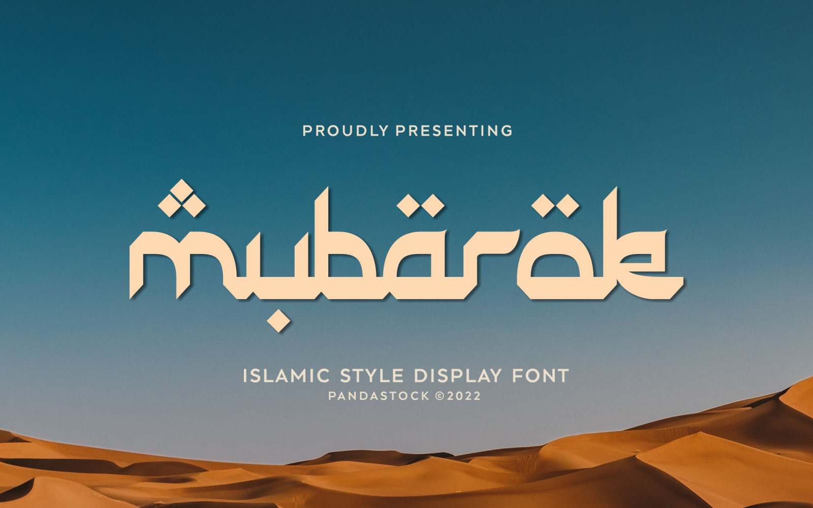 Mubarak Arabic Display Font