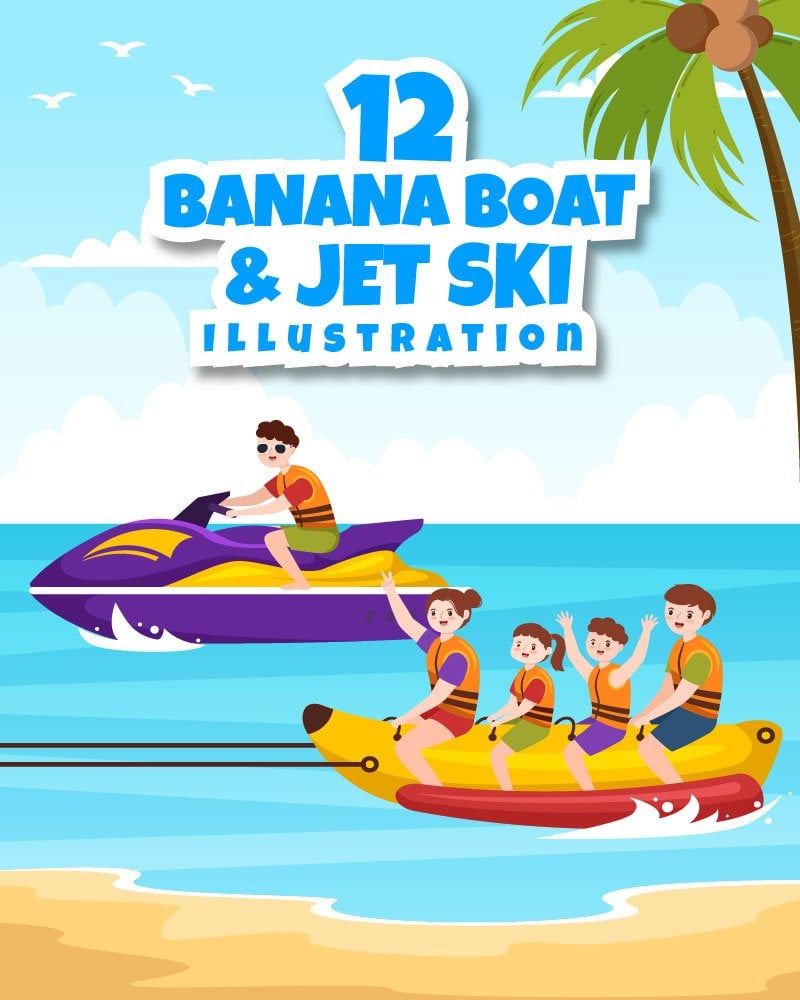 Kit Graphique #277811 Jet Ski Divers Modles Web - Logo template Preview