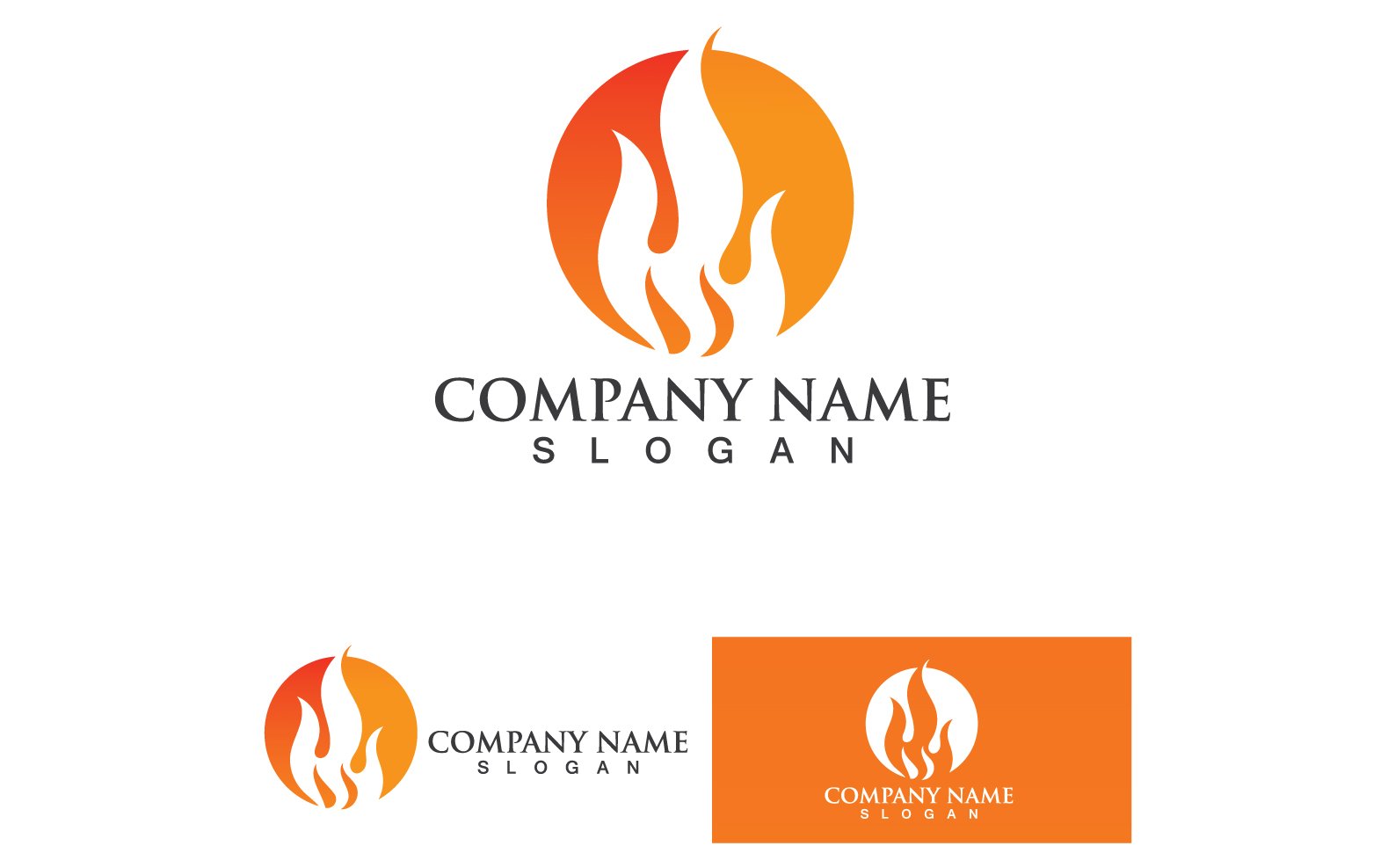 Template #277894 Flame Vector Webdesign Template - Logo template Preview