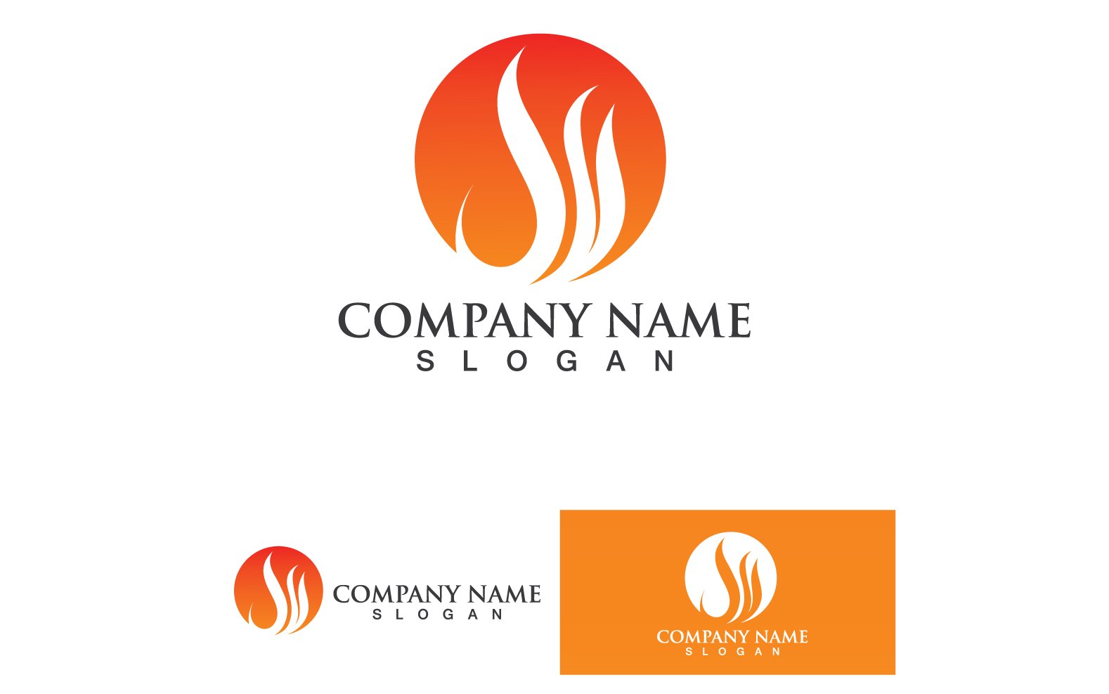 Template #277896 Flame Vector Webdesign Template - Logo template Preview