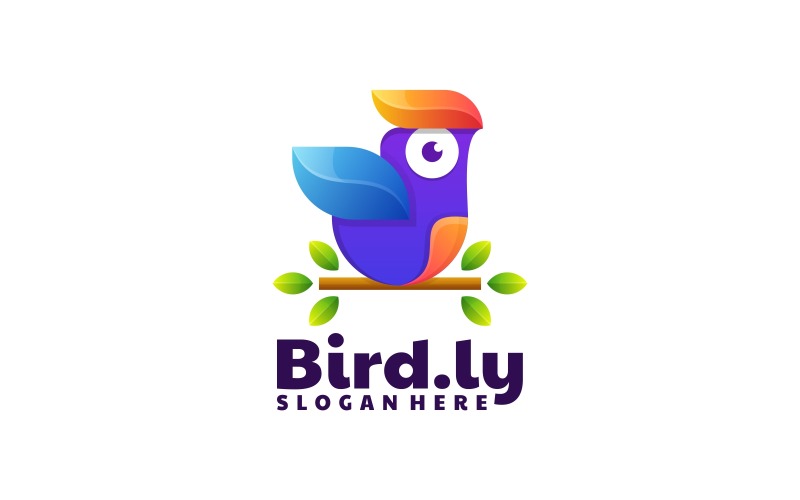 Bird Gradient Colorful Logo Vol.4 Logo Template