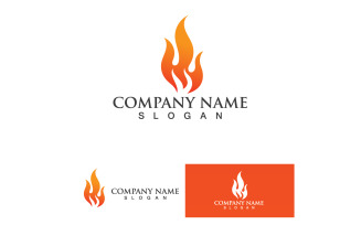 Fire Burn And Flame Logo Vector V17