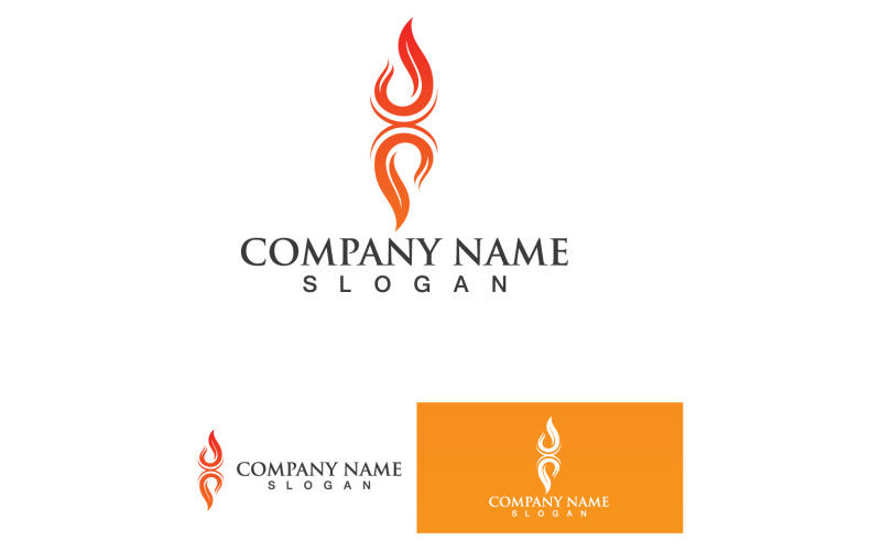 Fire Burn And Flame Logo Vector V20 Logo Template