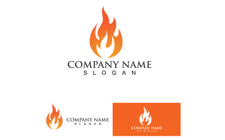 Fire Burn And Flame Logo Vector V21