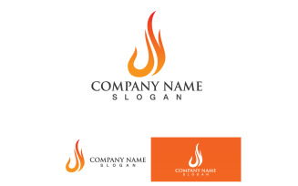 Fire Burn And Flame Logo Vector V24