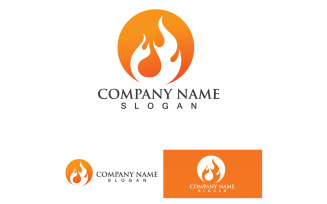Fire Burn And Flame Logo Vector V31