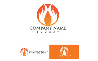 Fire Burn And Flame Logo Vector V36